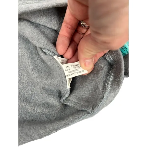 Under Armour Womens Project Rock Taped Fleece Gray S Sweatshirt 1346014-035 - Image 7