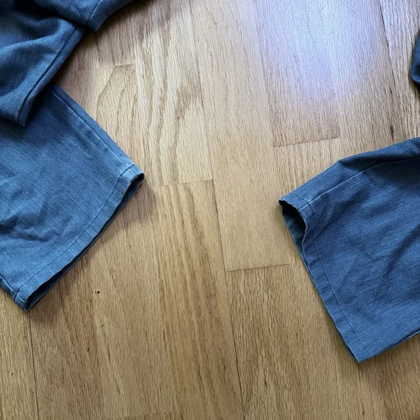 FIGS Scrub Pants Technical Collection Cargo Double Zips Gray Sz L W20SW2034 - Image 4