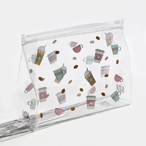 AOA clear MakeUp pouch in Coffee ☕️ - Image 2