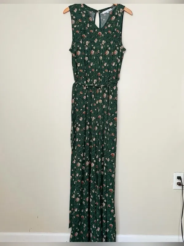 Baltic Born Grove Tank Jumpsuit Green Floral - Image 2