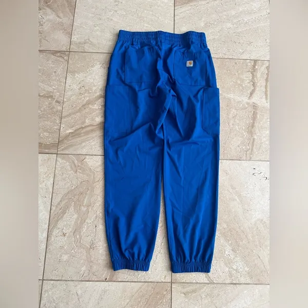 Carhartt Blue cforce scrub bottoms size regular medium no flaws unisex men women - Image 2