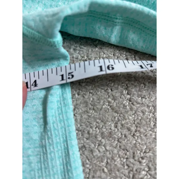 Gymshark Long Sleeve Top Size M Teal Vital Seamless Workout Shirt - Image 8
