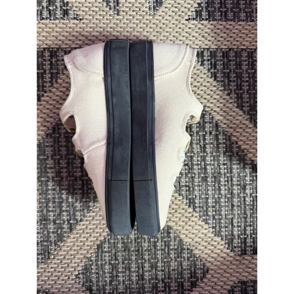Caron Callahan Simona Sneakers in Cream Canvas Size 36 - Image 4