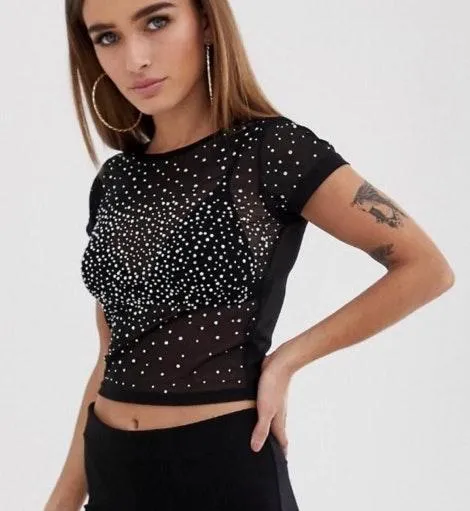 ASOS Rhinestone Top - Image 2