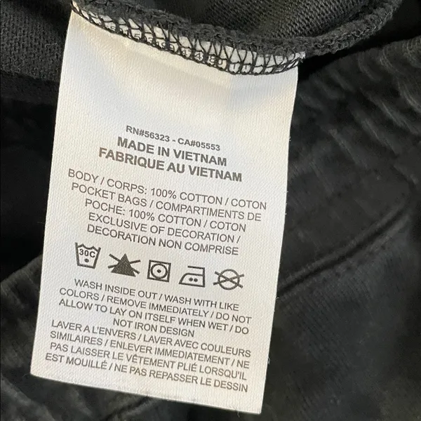 Nike Black French Terry Sports Shorts - Image 5