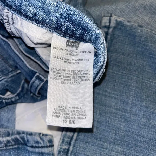 Levi's Bootcut 515 Jeans Classic Blue Denim Light Wash Woman’s Size 12 S/C - Image 8