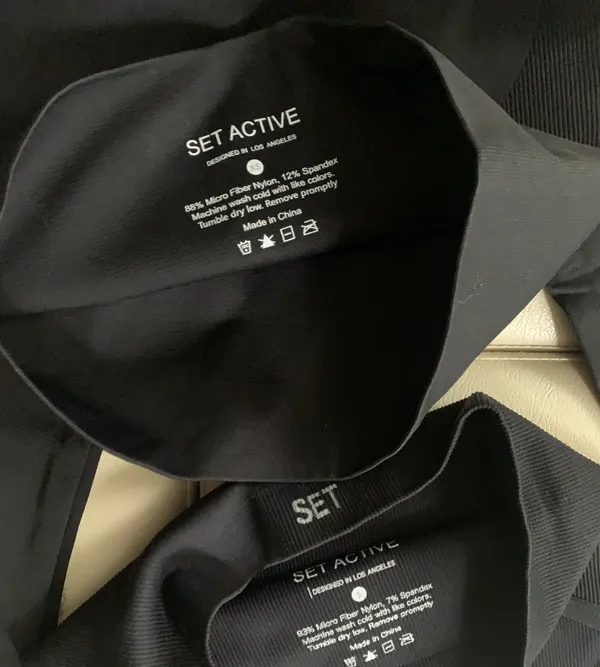 Set Active Onyx Leggings & Matching One Shoulder Bra - Image 6