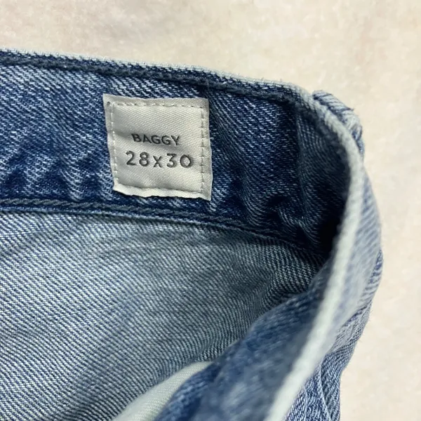 Pacsun Baggy Carpenter Jeans Light Wash Denim Women's Size 28x30‎ - Image 7