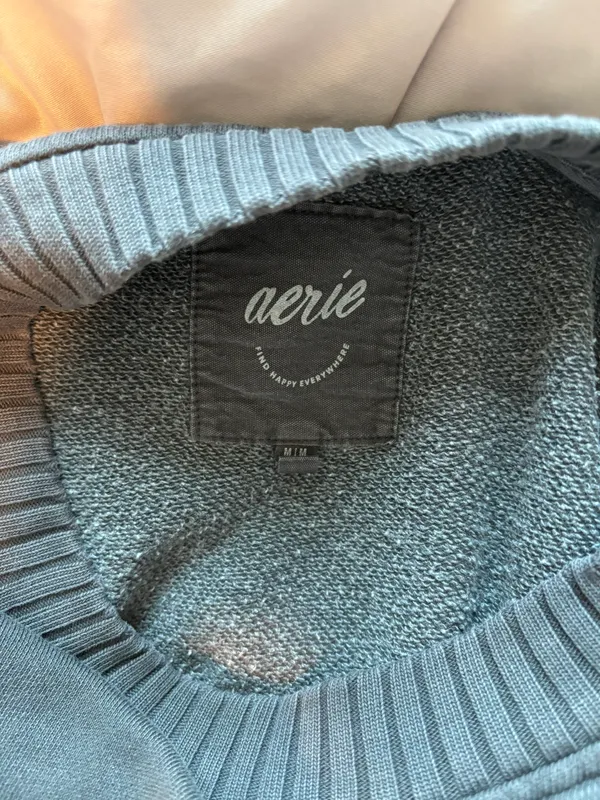 Aerie Dark Grey Crew Neck - Image 4