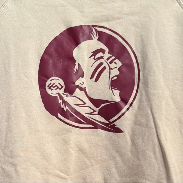FSU Florida State University Seminoles 32 Degrees Heat Crewneck Sweatshirt, Lg - Image 2