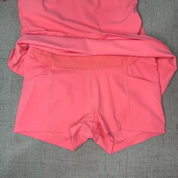 Lululemon Align Short Sleeve Dress Athletic Mini Dress Sakura Pink 10 NWT - Image 11