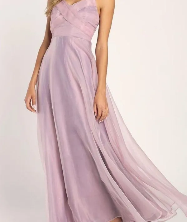 LULU’S Endlessly Angelic Lavender Sleeveless Maxi Dress - Image 3