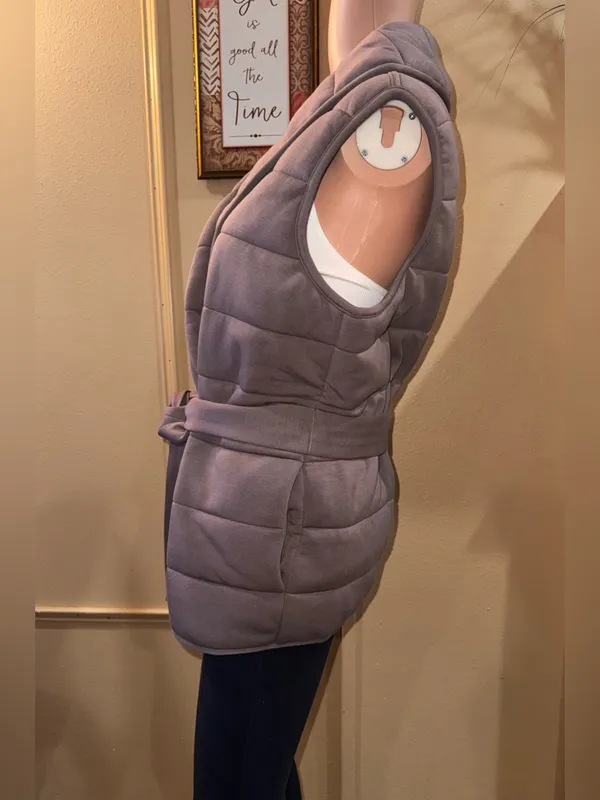 Spanx Puff Essentials Puffer Vest Smoke XL NWT - Image 2