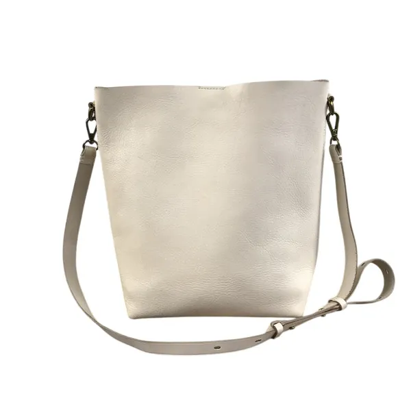 MADEWELL Transport Bucket Tote Bag Ivory/cream Everyday Timeless Classic Coastal - Image 2