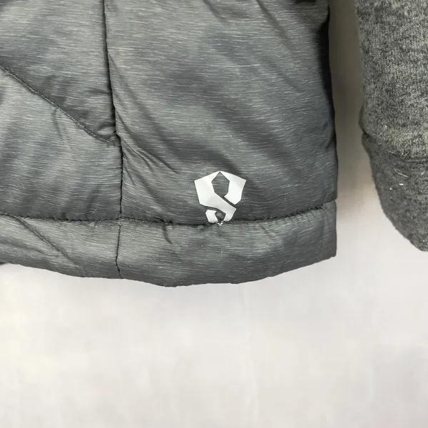 Stoic Womens Hybrid‎ Puffer Jacket Medium Hooded Gorpcore Athleisure Outdoor - Image 4