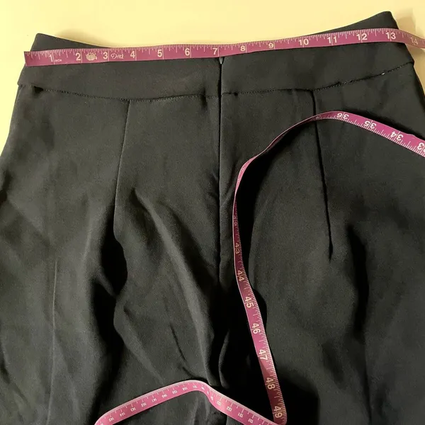 SHEIN Navy Blue Straight Leg Pants Size M EUC - Image 5