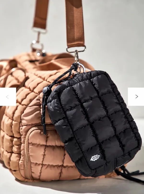 Free People Movement Quilted Mini Case | Black | New without tags! - Image 2