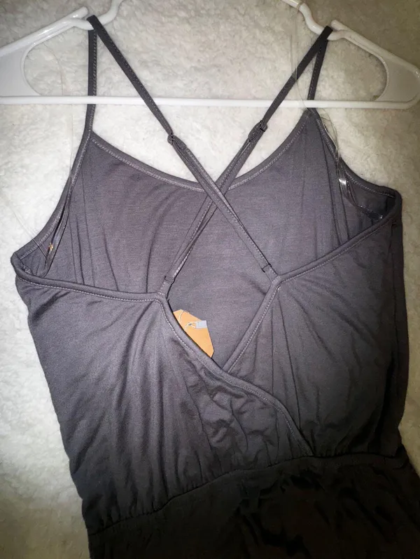 Grey Sleeveless Jumpsuit Gray - Image 5