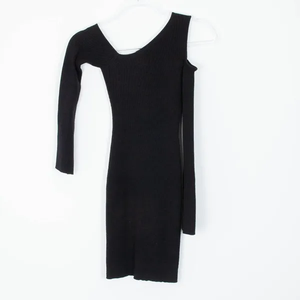 NBD Revolve Black Len Mini Dress‎ Ribbed Womens Size XS - Image 3