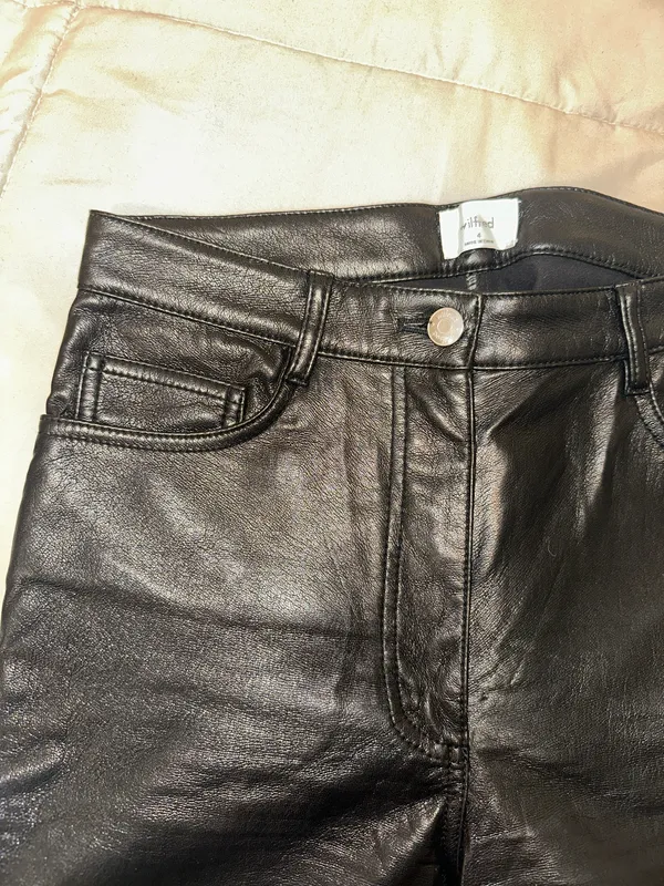 Black Leather pants  - Image 3