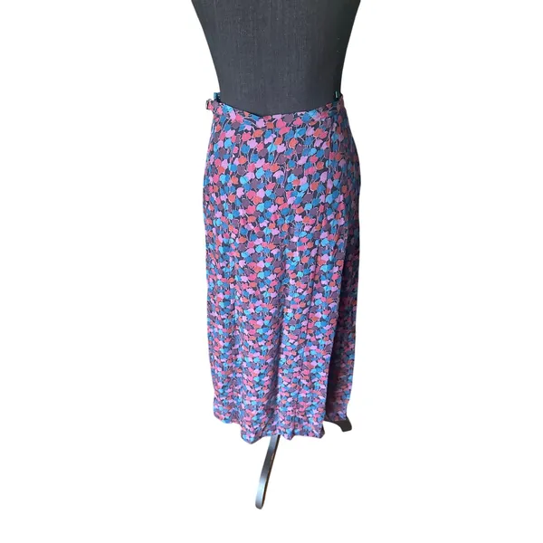 Laura Ashley Vintage Ditsy Tulip A-Line Maxi Skirt Cottagecore Boho - Image 6