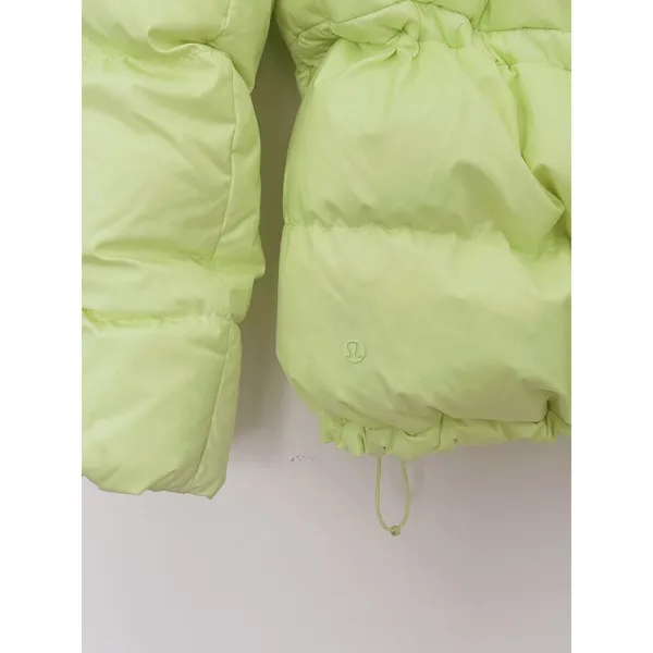 Lululemon Hooded Wunder Puff Jacket Womens Size 8 Faded Zap Insulated Outdoors - Image 11