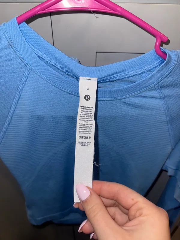 Lululemon Blue Long Sleeve Swiftly - Image 4
