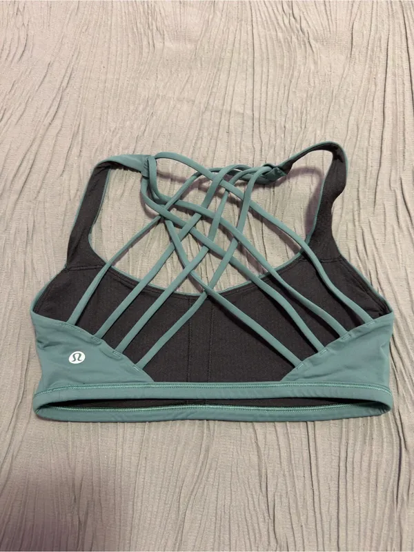 lululemon athletica Crisscross Back Bralette - Seafoam - Image 2