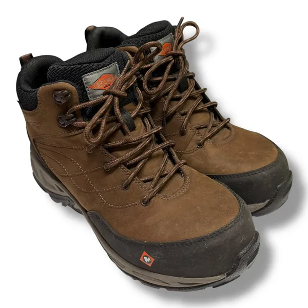 Merrell Siren LTR Mid Waterproof Alloy Toe‎ Work Boots Women 8.5 M Brown J099404 - Image 6