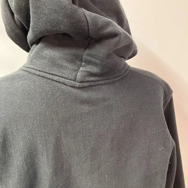 Champion Reverse Weave‎ Fleece Pullover Hoodie Black Womens Size Small Classic - Image 10