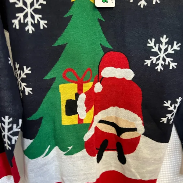 Tipsy Elves Red and White Sweater - Image 2