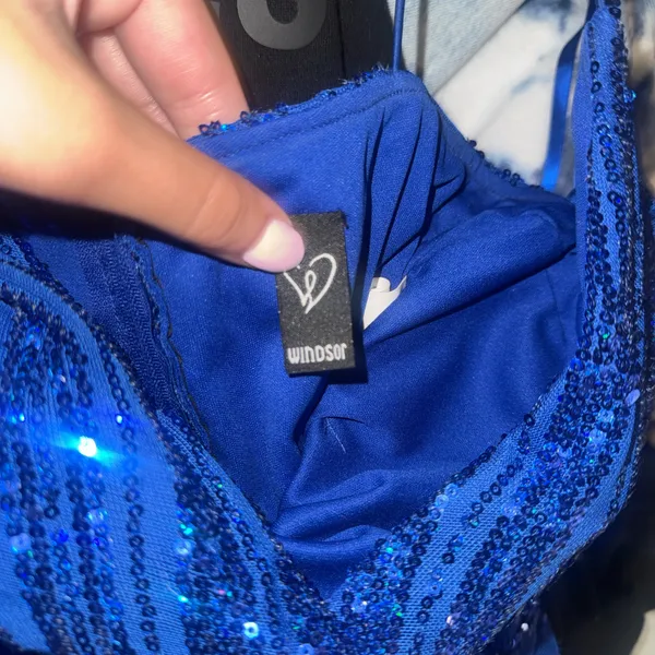 Blue Windsor Prom Dress Sequin - Image 3