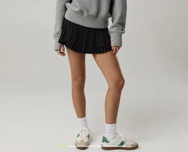 Offline By Aerie Your Serve True Black Pleated Skort - Image 9