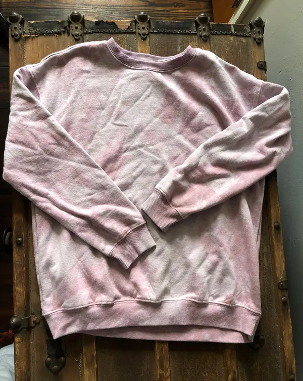 Mauve Reverse Tie Dye Jogger Lounge Set Pink Size M - Image 2