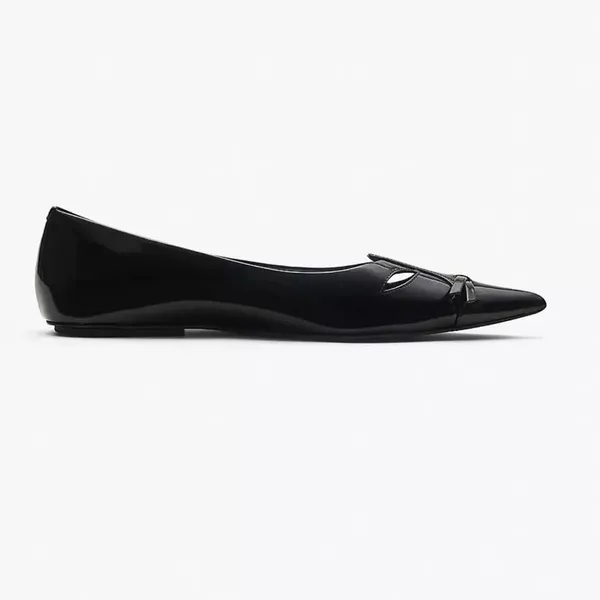 Marc Jacobs THE KAT BALLERINA in Black Size 37 NEW - Image 3