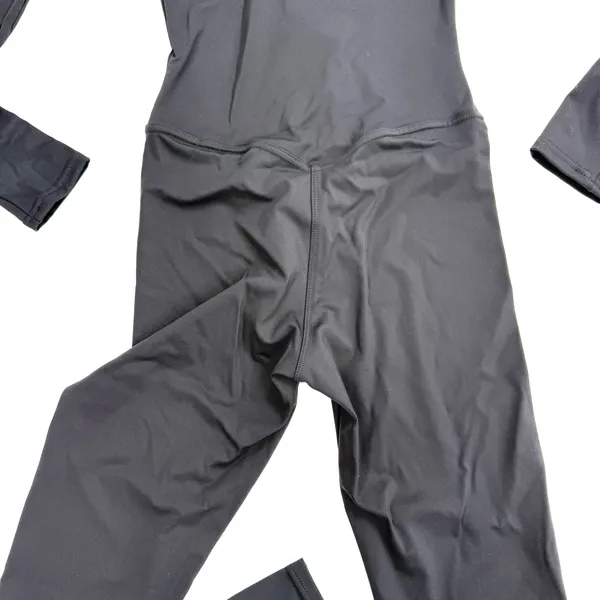 Workout Jumpsuit Gym Romper Long Sleeve Athletic Romper One Piece Slim Fit Yoga - Image 17