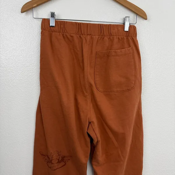 Boys Lie Sweatpants Womens Small Orange Play Devils Advocate Graphic Joggers - Image 6