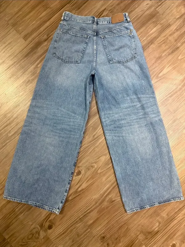 Madewell Superwide-Leg Jeans 29 Billings Wash Airy Denim $148 - Image 4