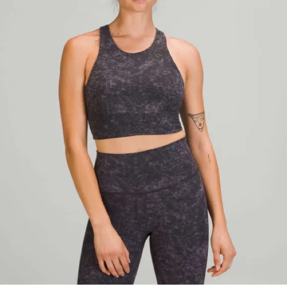 Lululemon Wunder Train Longline Bra C/D Lavender Size 4 - Image 3