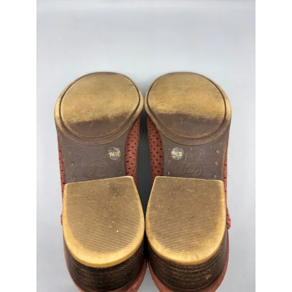 Lucky Brand Womens‎ Booties 8 Baley Cedar Oiled Suede Perforated - Image 7