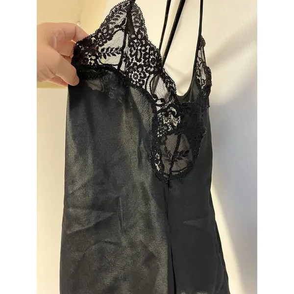 Vintage Gold Label Victoria’s Secret Lace Cami Y2K Goth Whimsigoth Made In‎ USA - Image 4