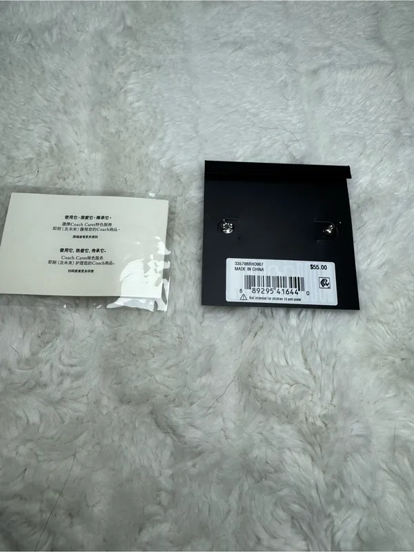 NWT SOLD OUT Coach Pave Rexy Stud Earrings - Image 4