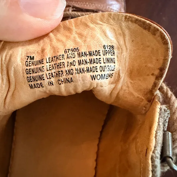Vintage Timberland Boot Company Brown Lace Up Shoes 👞 Size 7 - Image 7