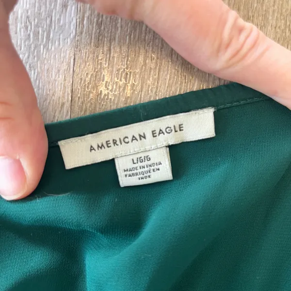 Womens American Eagle Green Lace Tank Top - L - Image 7