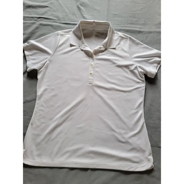 Womens Nike Golf Polo Shirt Size X Large Dri-Fit White New Not Tags - Image 12