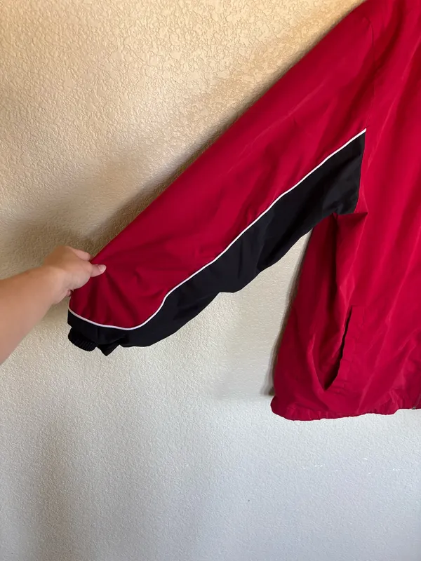 Red Vintage Reebok Windbreaker - Image 4