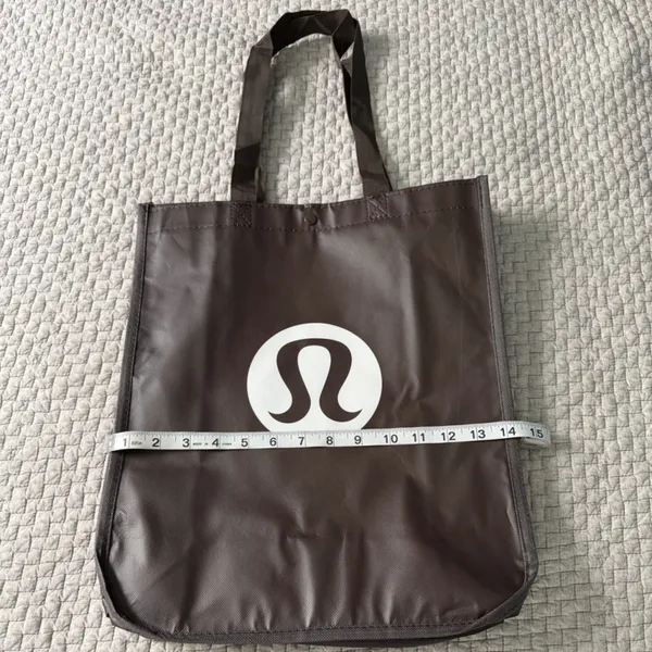 Lululemon Large Reusable Tote Bag Spring 2026 Brown/White - Image 5