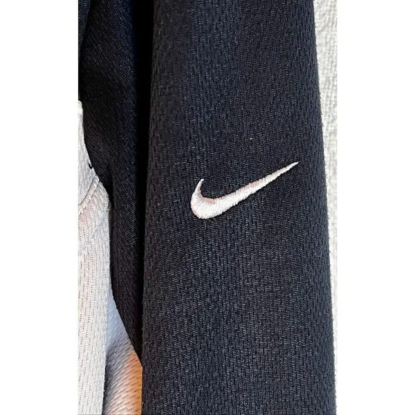 Nike Jacket Women Sz Large Swoosh Quarter Zip Pocket Light Dri Fit Run Gym Core - Image 4