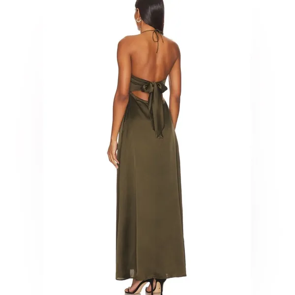 Revolve LBLC The Label Blake Strapless Dress Green Size XS - Image 2