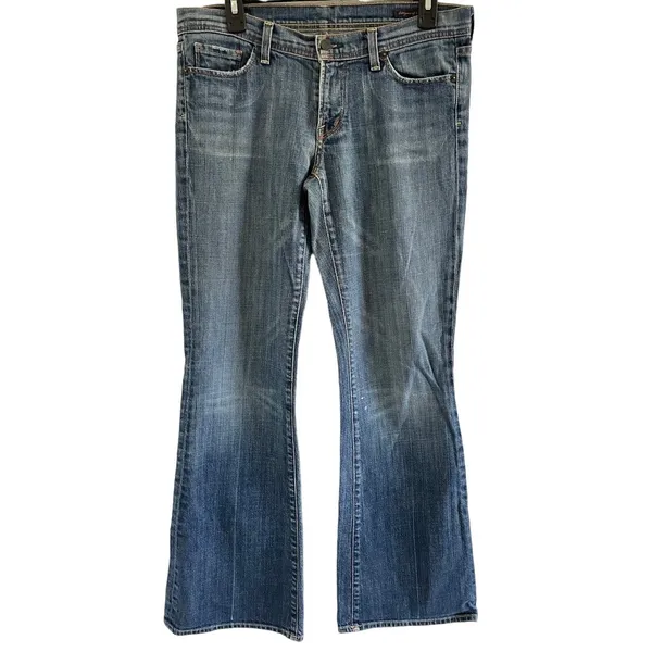 Citizens of Humanity Ingrid Low Rise Flare Jeans Y2K Stretch Denim 30 - Image 2